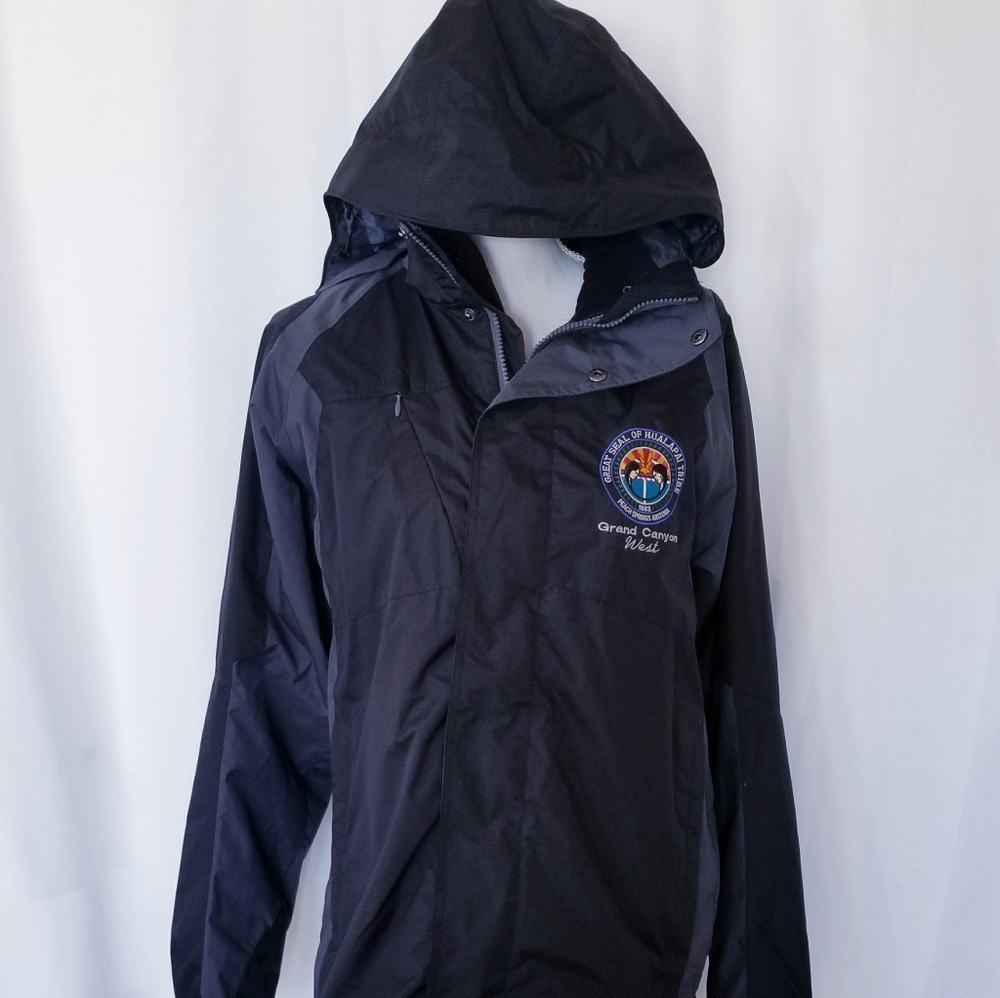 EUC Men's Port Auth Heavy Lined Jacket Black SM